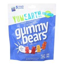 Front of YumEarth Assorted Gummy Bears, 99.2g