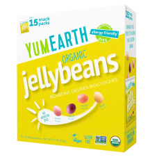 YumEarth Organic Jelly Beans, 15 Snack Packs - Natural Candy, Yum Earth Candy Canada Organic Healthy Candy