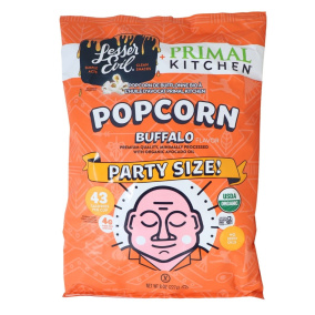 Lesser Evil Organic Buffalo Popcorn made with Primal Kitchen Avocado Oil, 227g
