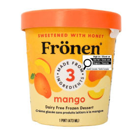Frönen Dairy-Free Ice Cream Mango, 473mL