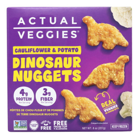 Actual Veggies Dinosaur Nuggets Cauliflower & Potato, 227g
