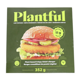 Plantful Plant-Based Crispy Chick'n Burger, 4 Burgers
