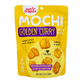 Sun Tropic Gluten-Free Mochi Snack Bites Golden Curry, 100g