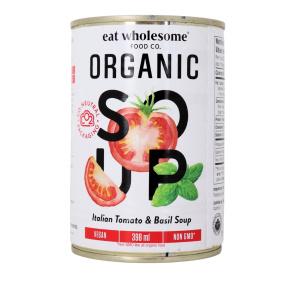 Eat Wholesome Vegan Italian Tomato and Basil Soup, 398 mL