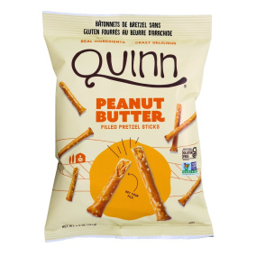Quinn Gluten-Free Peanut Butter Filled Pretzel Sticks, 170 g