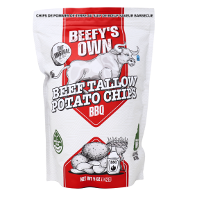 Beefy's Own Tallow Fried Potato Chips BBQ, 142g