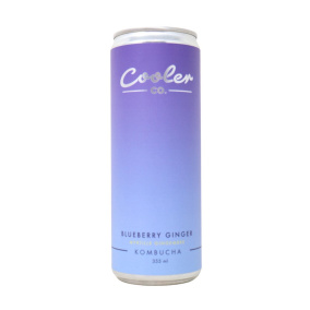 Cooler Co. Kombucha Blueberry Ginger, 355mL