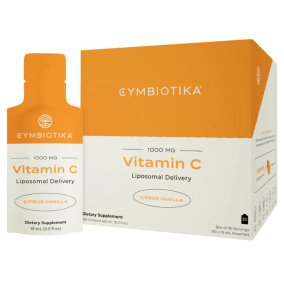 Cymbiotika 1000 mg Liposomal Vitamin C Citrus Vanilla, 30 Servings