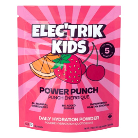 Elec’trik Kids Daily Hydration Powder Power Punch, 12 Packets