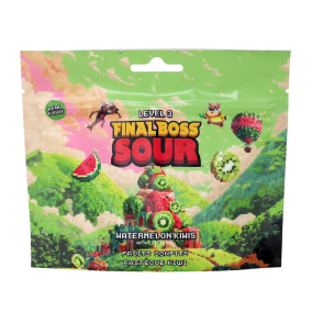 Final Boss Sour Real Fruit Level 3 Watermelon Kiwi, 100g