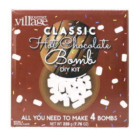Gourmet du Village Classic Hot Chocolate Bomb DIY Kit, 220 g