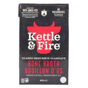 Kettle & Fire Grass-Fed Beef Bone Broth, 454mL