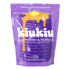 Kiukiu Mochi Pancake & Waffle Mix Ube, 456 g