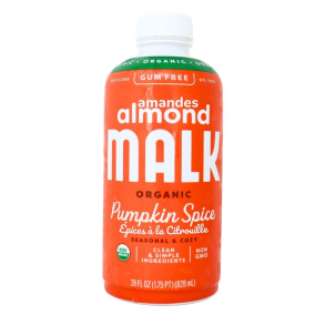 MALK Organic Almond Milk Pumpkin Spice, 828 ml