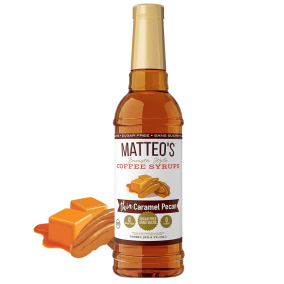 Matteo's Sugar-Free Barista Coffee Syrups Thin Caramel Pecan, 750mL