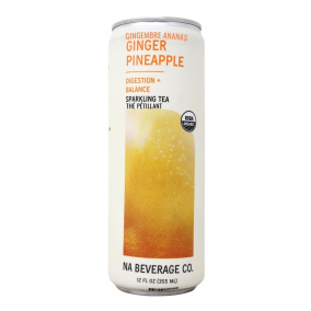 NA Beverage Co. Sparkling Tea Ginger Pineapple, 355 mL