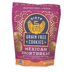 Siete Grain Free Cookies Mexican Shortbread, 127.8g