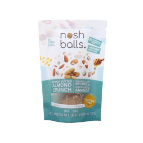 Nosh Balls Grab & Go Energy Balls Peanut Butter Almond Crunch, 2 balls