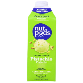Nutpods Sweetened & Dairy-Free Almond + Coconut Creamer Pistachio, 750 ml