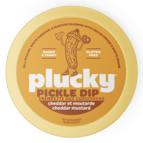 Plucky Pickle Dip Cheddar Mustard, 198g