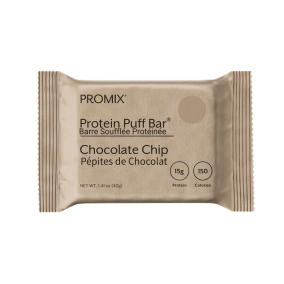 PROMIX Chocolate Chip Protein Puff Bar 6-Pack, 40 g each
