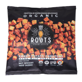 Roots Farm Fresh Organic Sweet Potato Croutons, 425g