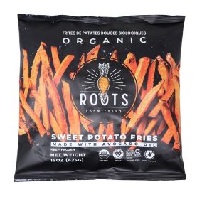Roots Farm Fresh Organic Sweet Potato Fries, 425g