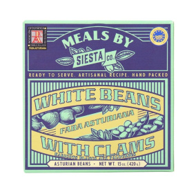 Siesta Co. Canned Seafood White Beans with Clams, 420 g