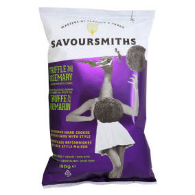 Savoursmiths Potato Chips Truffle & Rosemary, 150g