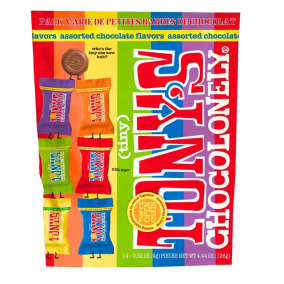 Tony’s Chocolonely Tiny Chocolate Bars Assorted, 14 Pieces