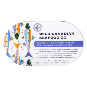 Wild Canadian Seafood Co. Smoked Wild Kippered Herring, 180g