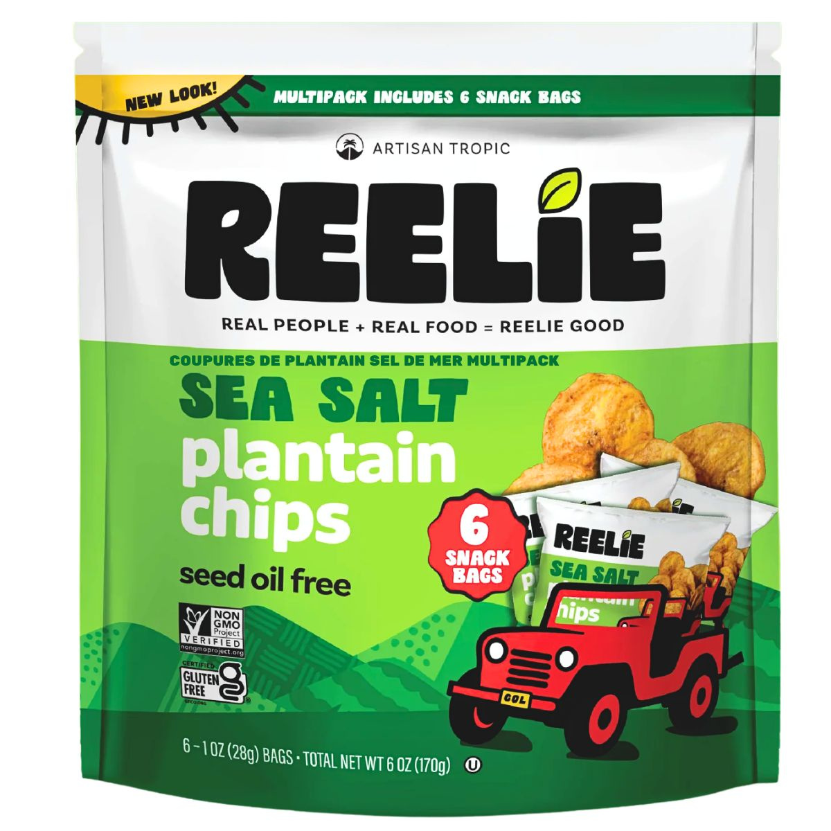 Artisan Tropic Plantain Strips Sea Salt Multipack at Natura Market