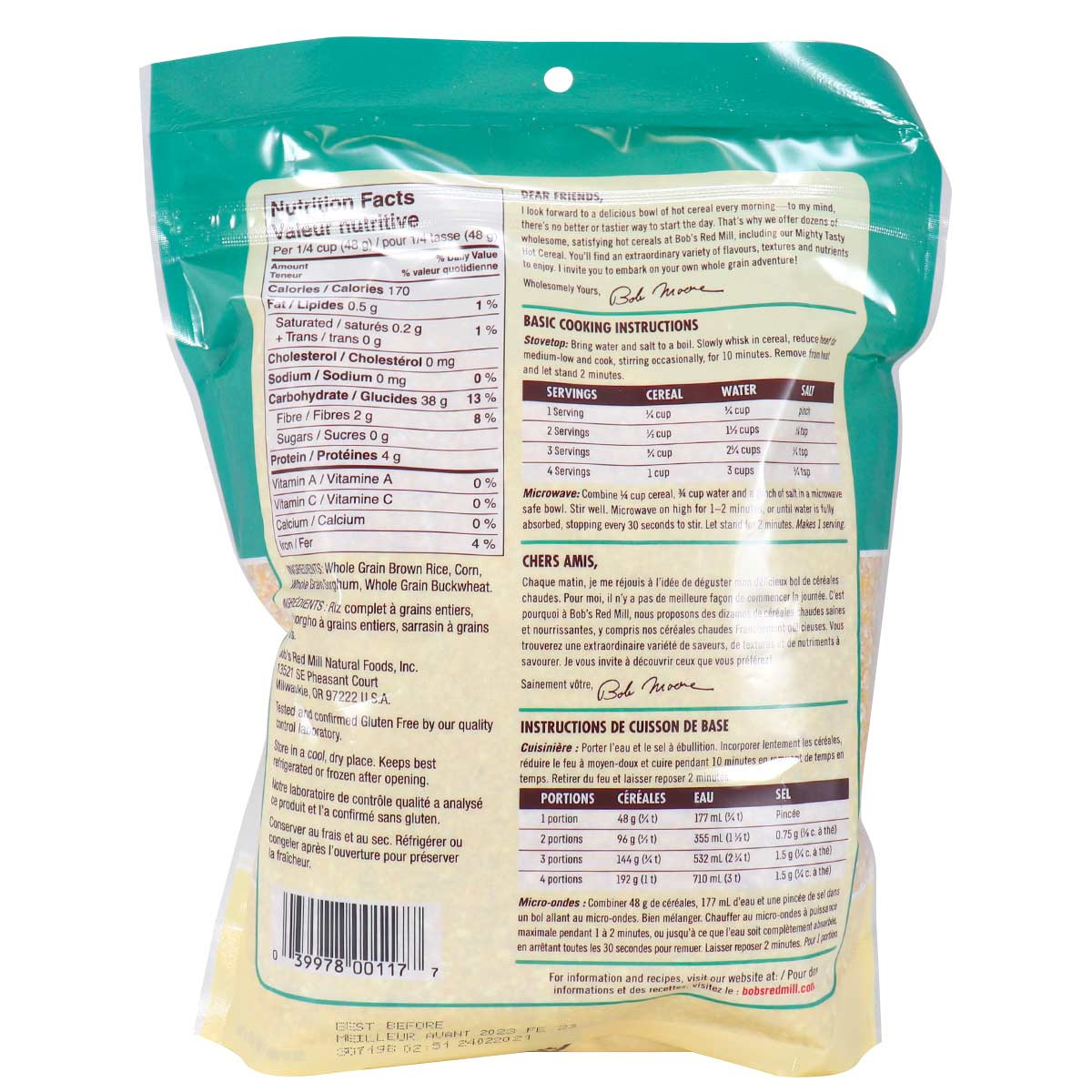 Bob's Red Mill Mighty Tasty Hot Cereal at Natura Market