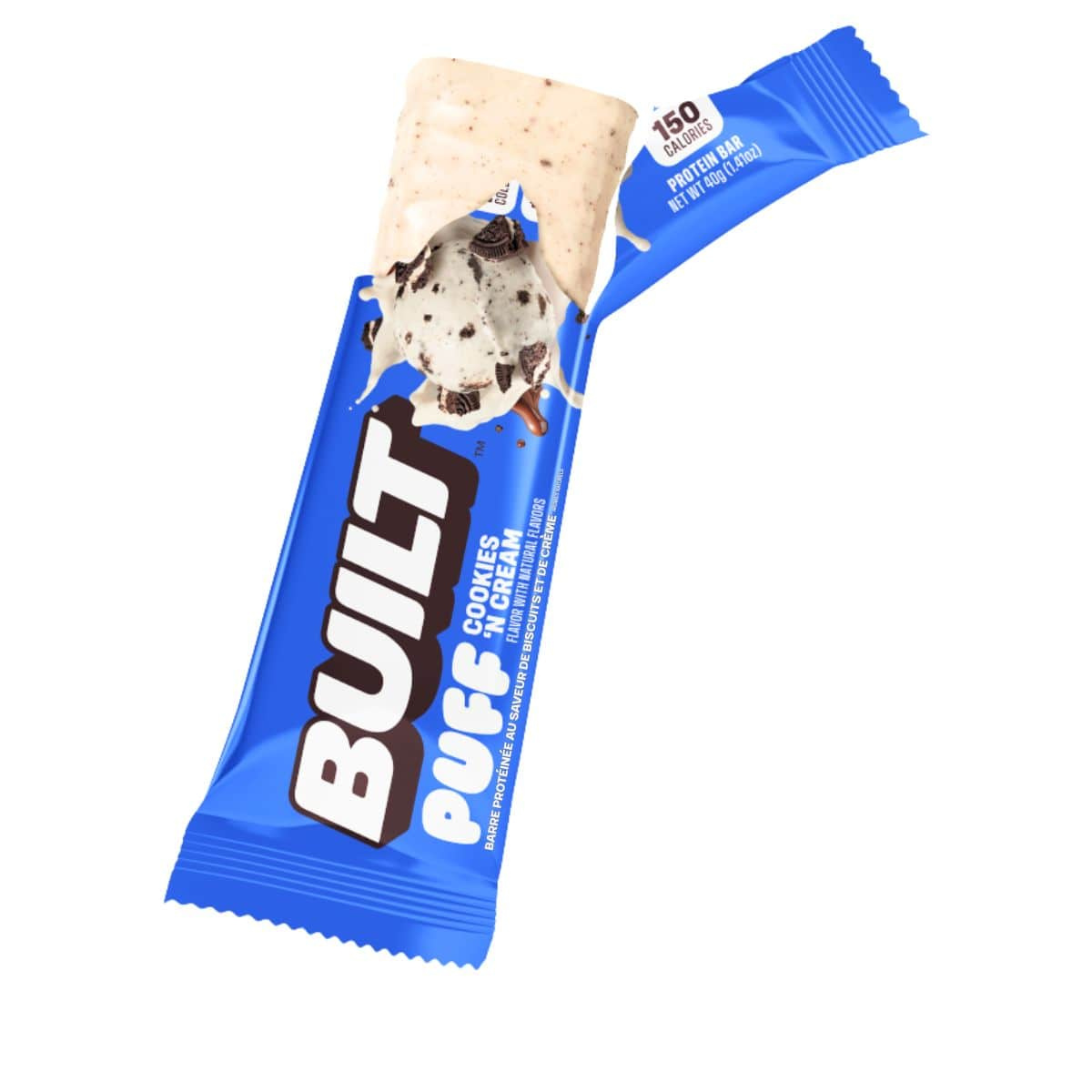 Built Bar Puffs Protein Bar Cookies ‘N Cream at NaturaMarket