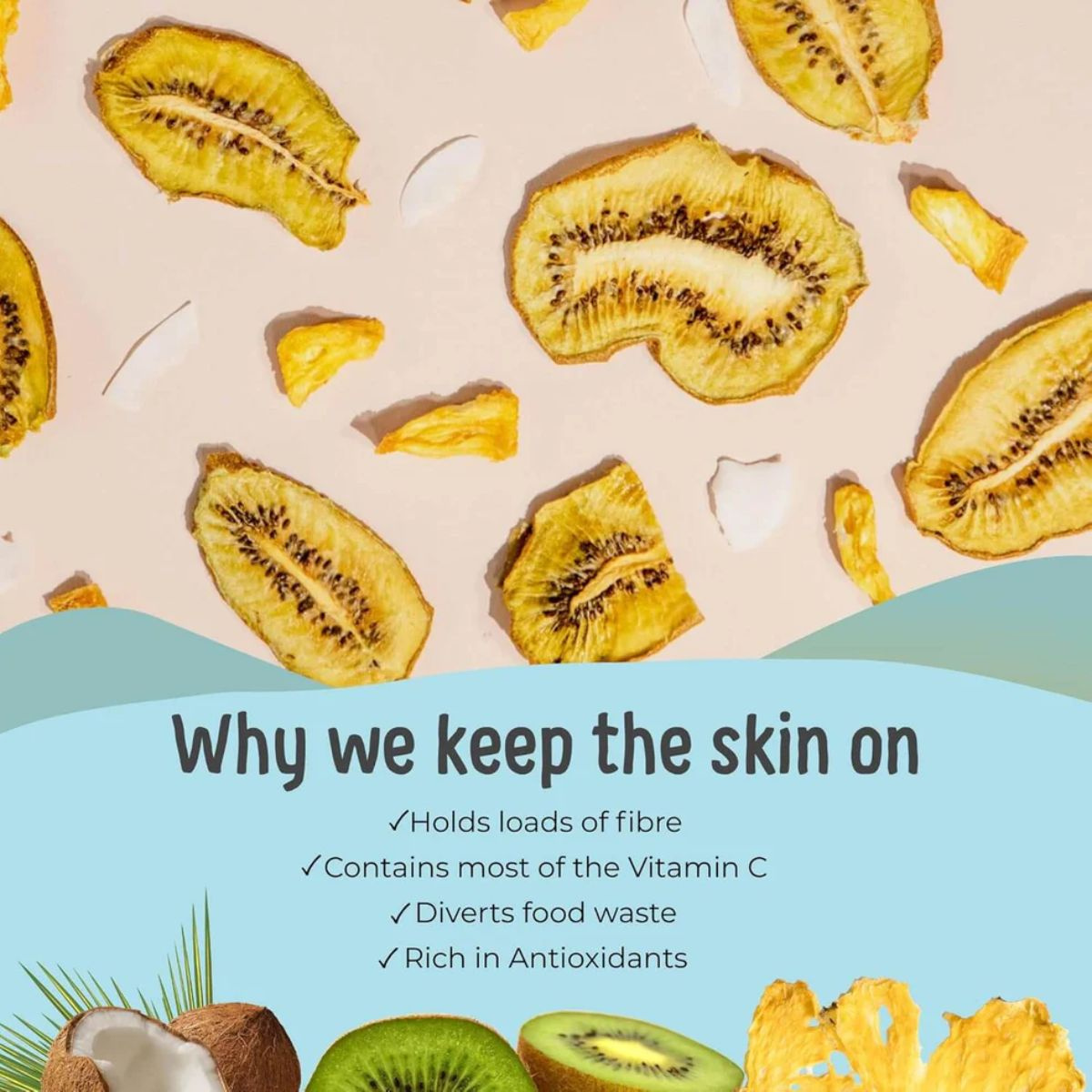 Chiwis Fruit Chips Kiwi Tropical Mix at NaturaMarket