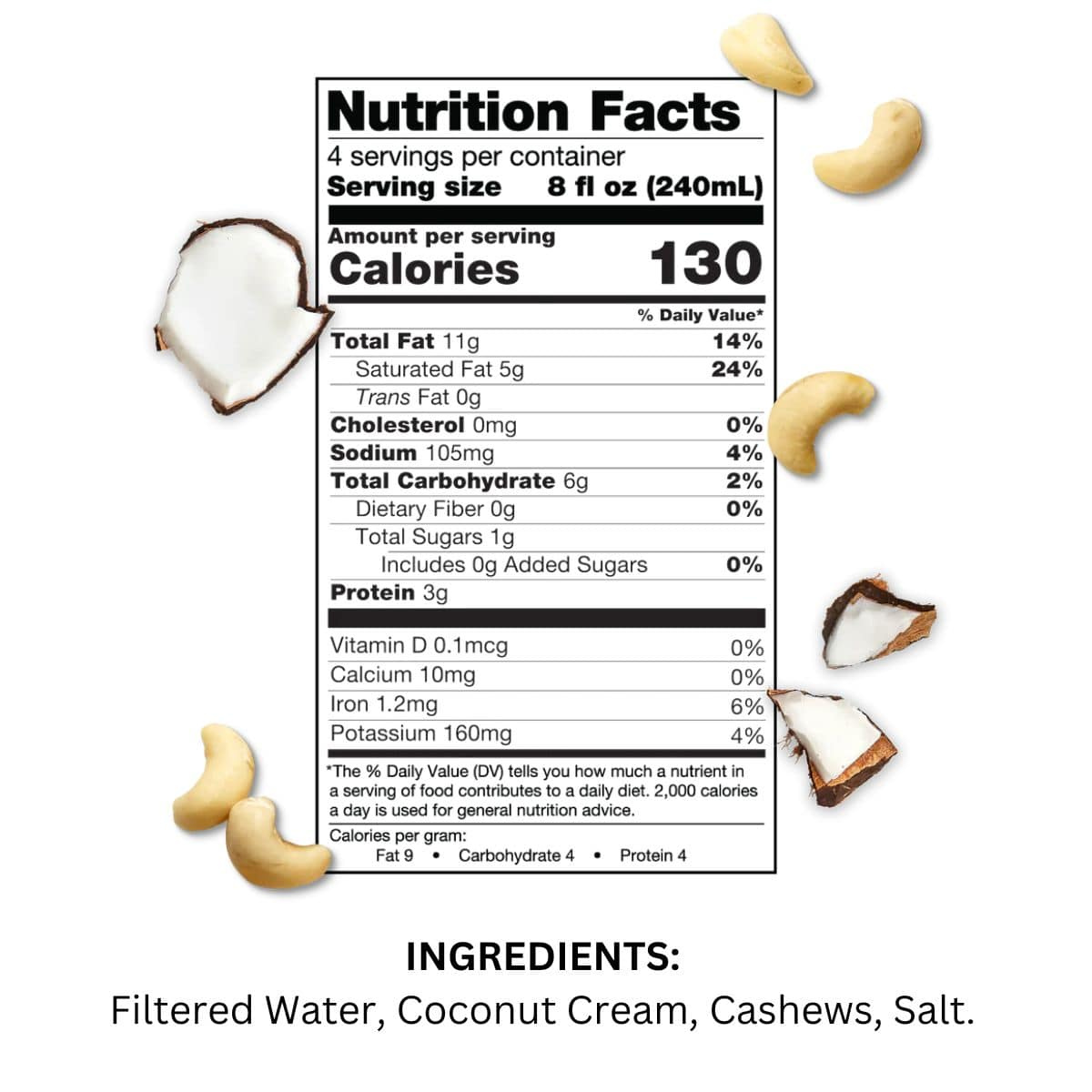 Elmhurst Unsweetened Milked Coconuts & Cashews at NaturaMarket