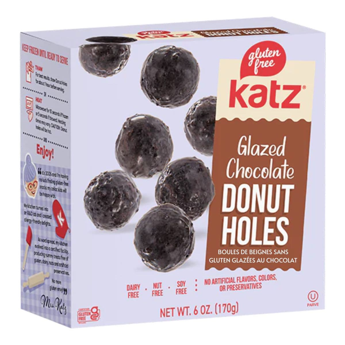 Katz Gluten-Free Donut Holes Chocolate Glazed at NaturaMarket