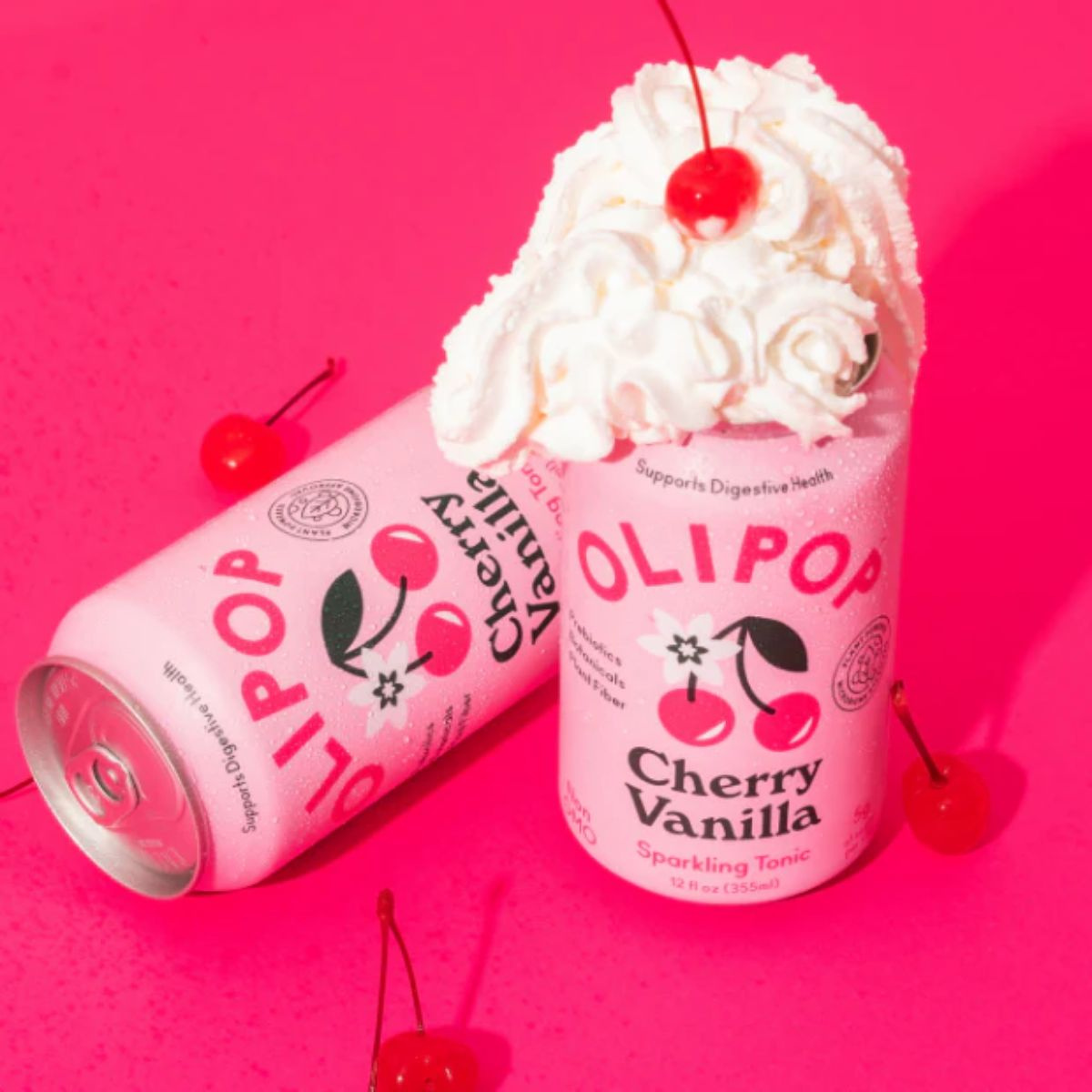 OLIPOP Prebiotic Sparkling Tonic Cherry Vanilla at Natura Market