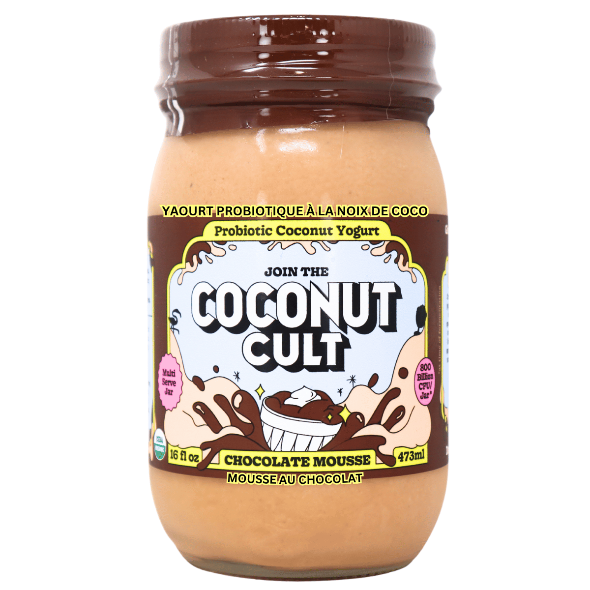 The Coconut Cult Probiotic Coconut Yogurt Chocolate Mousse, 473mL1