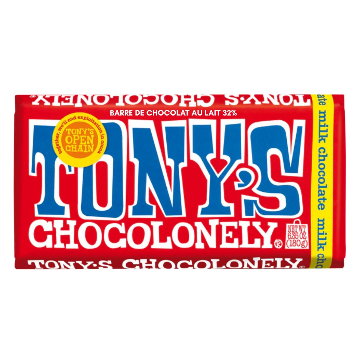 Tony's Chocolonely Milk Chocolate 32% in Canada | NaturaMarket.ca