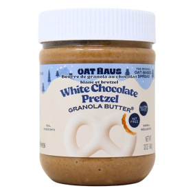 Oat Haus Granola Butter White Chocolate Pretzel Front