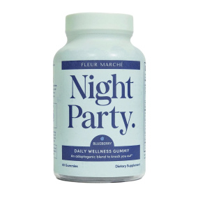 Fleur Marche Night Party Daily Wellness Gummy Blueberry Front