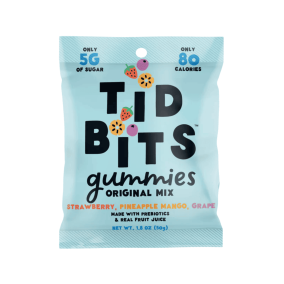 TIDBITS Low Sugar Gummies Original Mix 5-Pack, 50g each