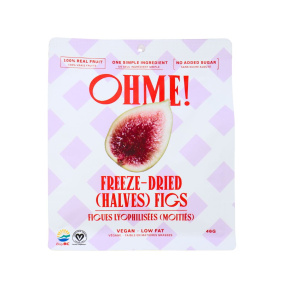 Front of OHME! Freeze Dried Apple Chinks - Freeze Dried Fruit Snack