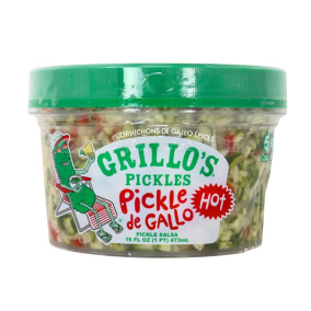 Grillo’s Hot Pickle De Gallo Front