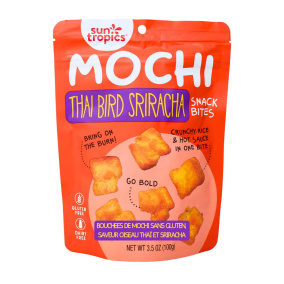 Sun Tropic Gluten-Free Mochi Snack Bites Thai Bird Sriracha Front