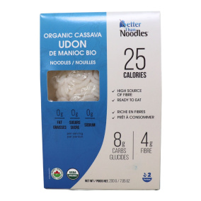 Better Than Noodles Low Calorie Organic Cassava Udon, 200g