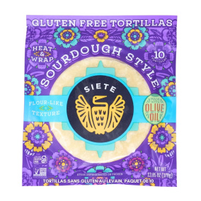 Siete Gluten-free Sourdough Style Tortillas Front