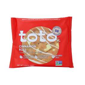 Front of Toto Gluten-Free Protein Cookie Sea Salt Chocolate Chip - Gluten Free Chocolate Chip Cookies - Vegan Cookies - High Protein Cookies