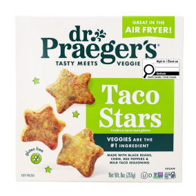 Dr Praeger’s Gluten-Free Pizza Stars Front